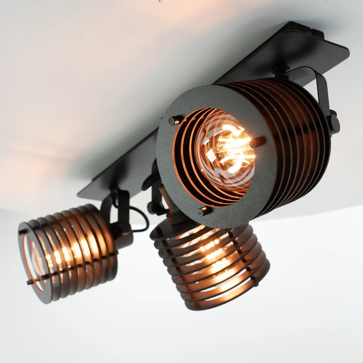 Eglo Segovia Spot 3-delig - 57,5 cm - Zwart