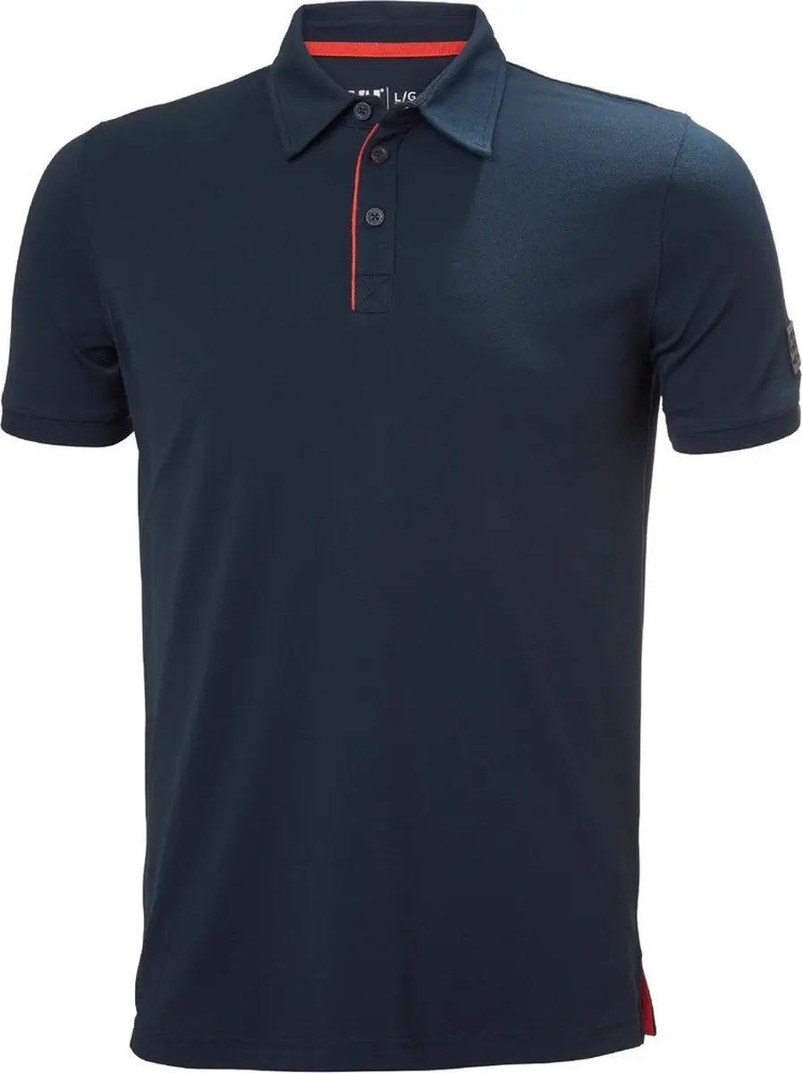 Helly Hansen Kensington Poloshirt - XL - Zwart/Wit/Lichtgrijs/Navy