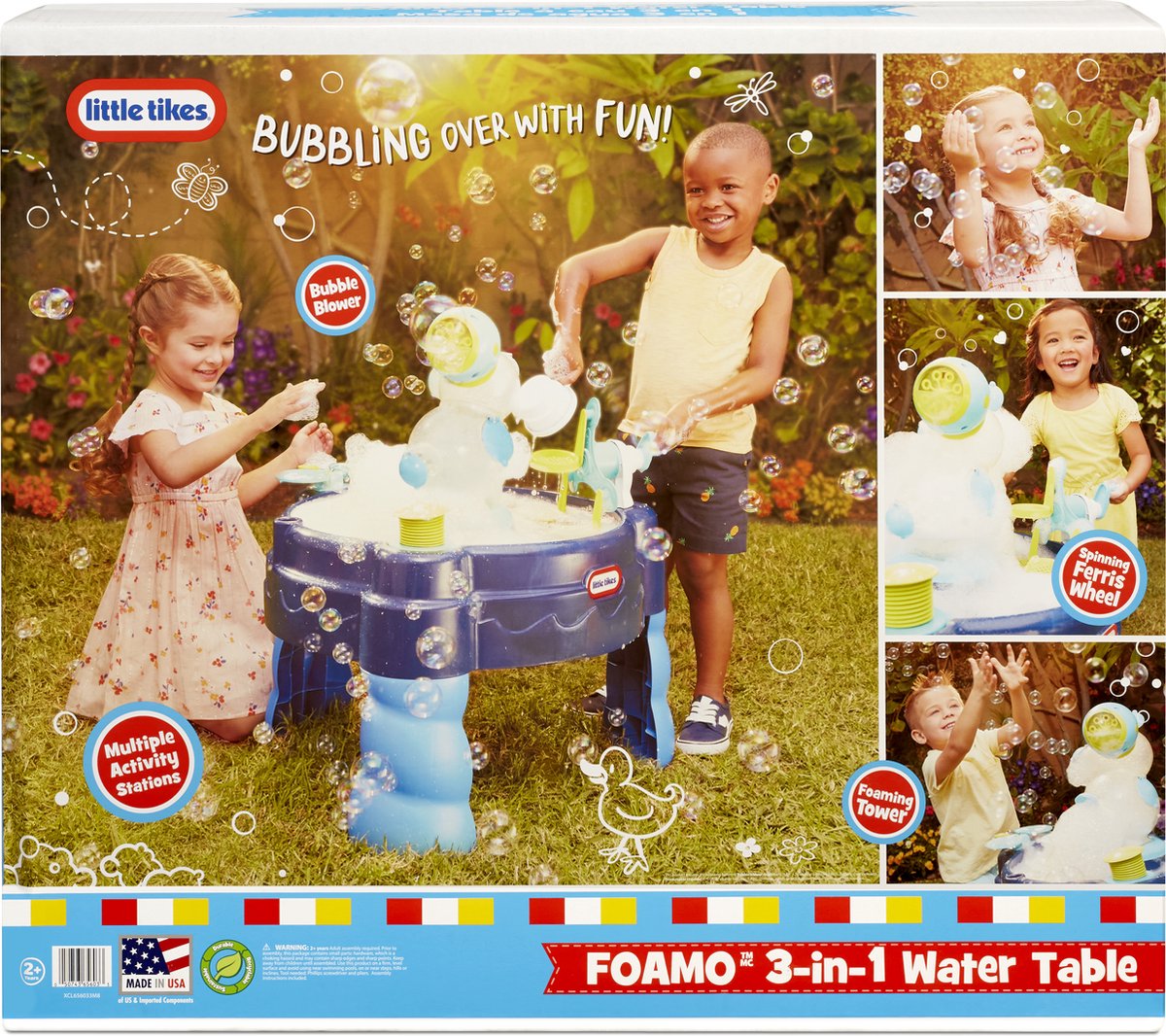 Little Tikes Foamo 3In1 Zeepbellen-Watertafel 73.7X65 Cm