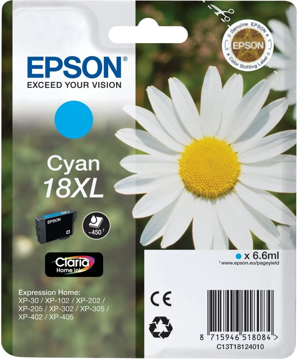 Epson 18XL C13T18124010 Inktcartridge