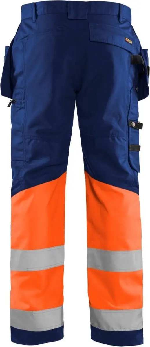 Blåkläder High Vis Werkbroek 1558-1811 - D116 - Marineblauw/Oranje