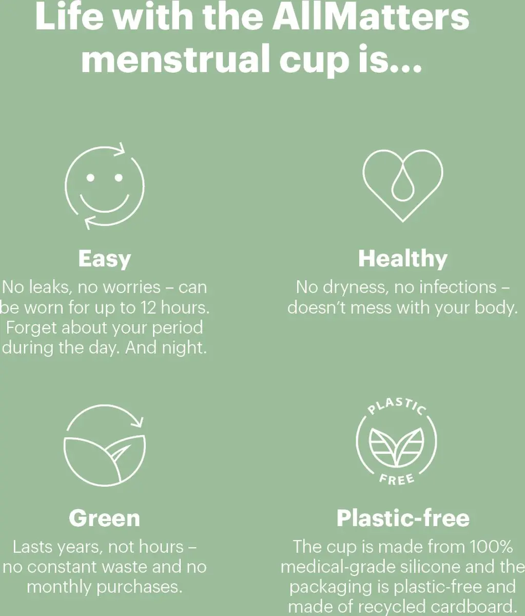 OrganiCup A Menstruatiecup S - Wit