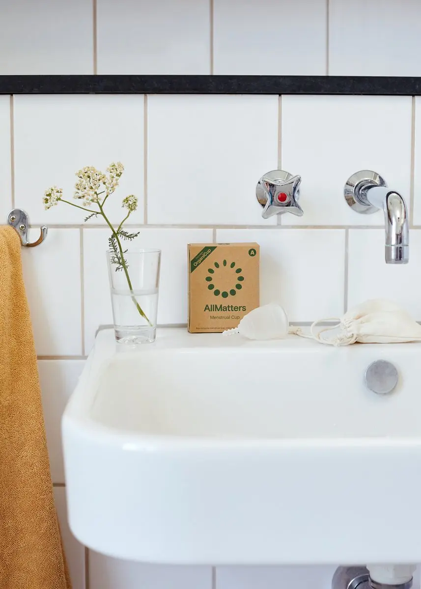 OrganiCup A Menstruatiecup S - Wit