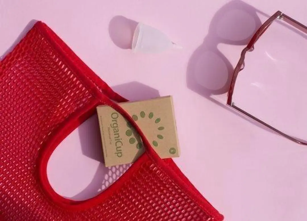 OrganiCup A Menstruatiecup S - Wit - afbeelding 6 van 6