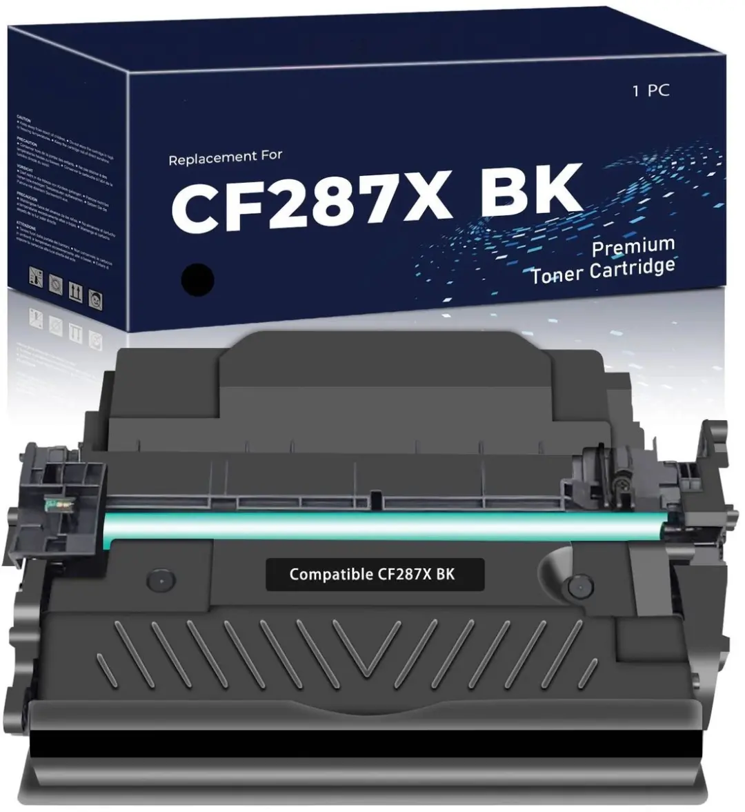 weCare CF287X Toner Cartridge Zwart