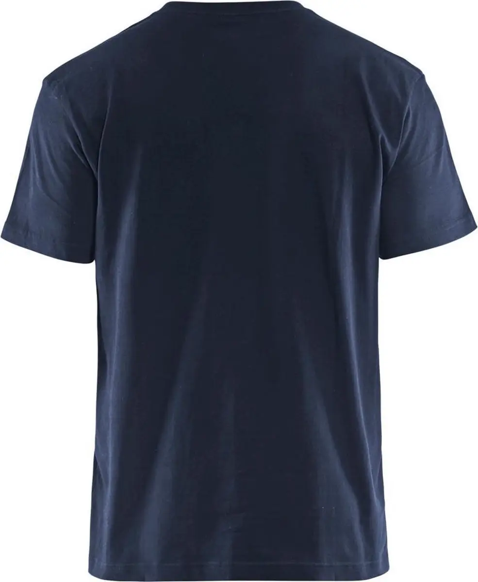 Blåkläder Bi-Colour Werkshirt - XXL - Donker Marineblauw/Zwart