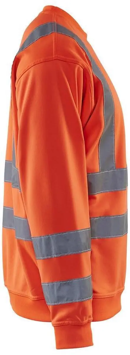 Blåkläder Sweatshirt High Vis 3341-1974 - XXS - High Vis Rood - afbeelding 6 van 6