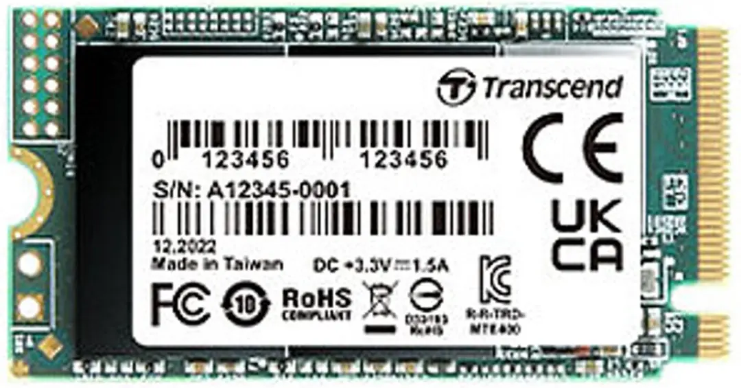 Transcend MTS400S 1TB M.2 SSD - PCIe NVMe 3.0 x4