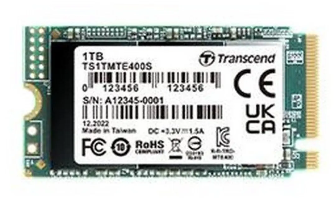 Transcend MTS400S 1TB M.2 SSD - PCIe NVMe 3.0 x4 - afbeelding 6 van 6
