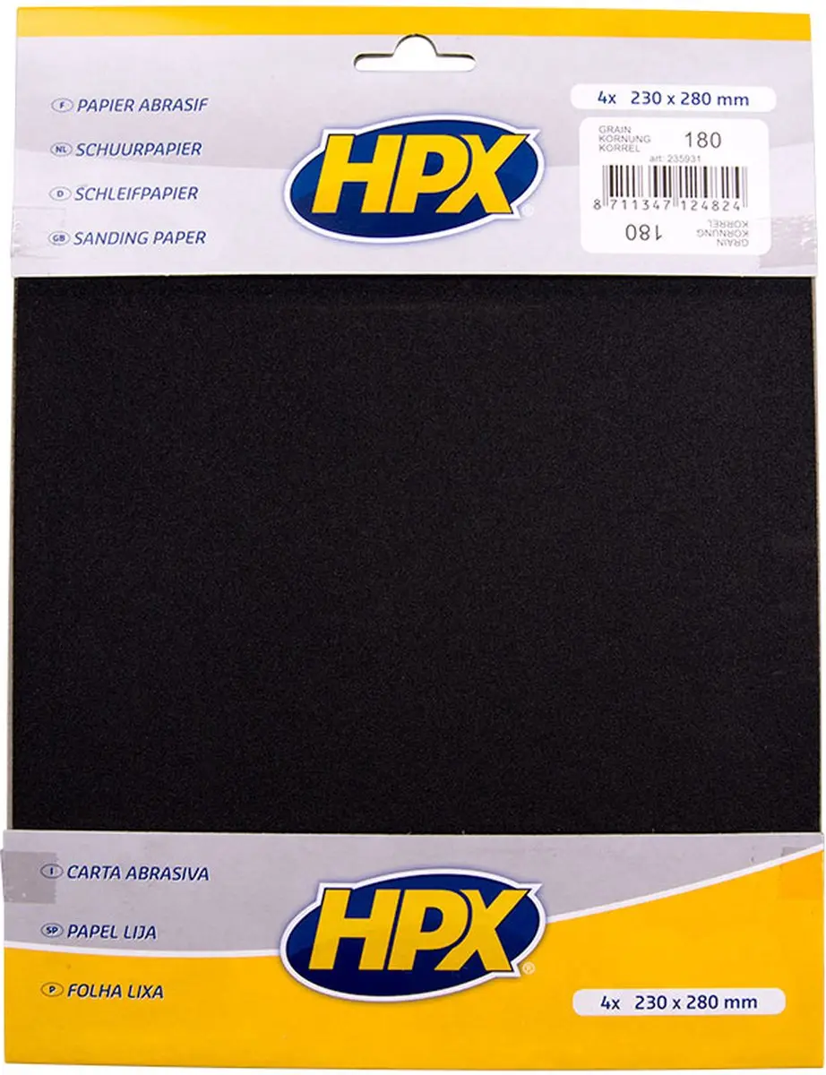 HPX Waterproof Schuurpapier P180