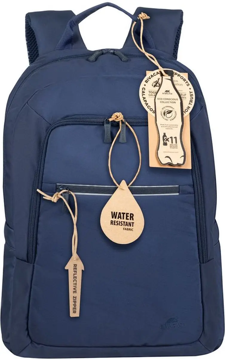 RivaCase Alpendorf ECO Rugzak 15.6" - Blauw