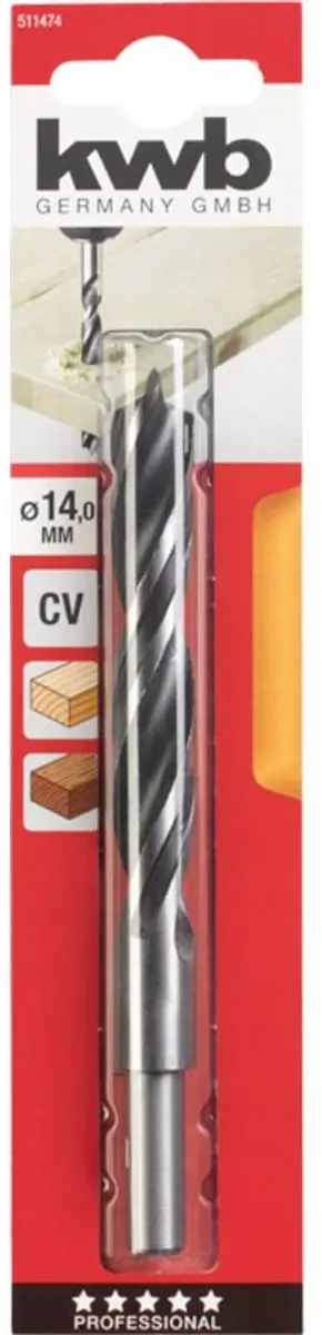 KWB Houtspiraalboor 14mm - Metaal - MPN 511474