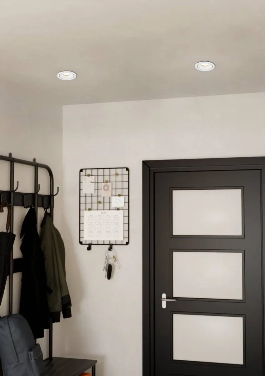 Eglo Arenals Inbouwspot LED Ø9.2cm - Wit - Dimbaar