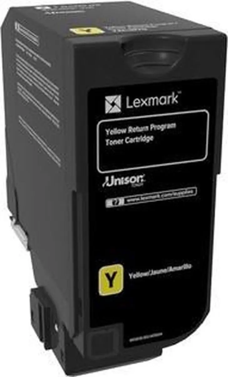 Lexmark 74C20Y0 Tonercartridge - Geel - 3000 Pagina's