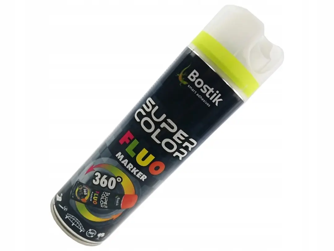 Bostik Super Color Fluorescerende Verf Geel 400ml