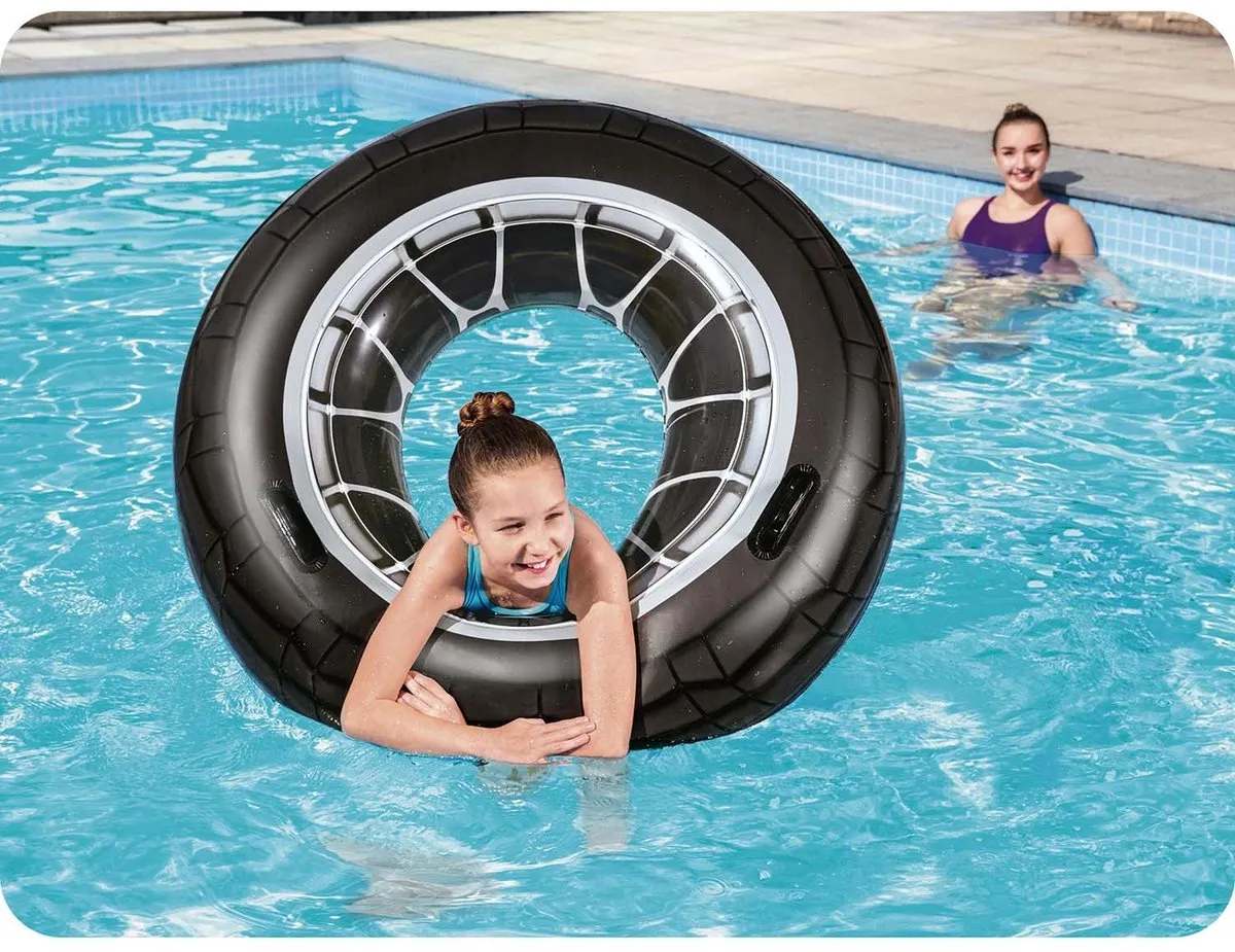 Bestway Zwemband Monstertruck 105cm - 119cm Ø - Zwart