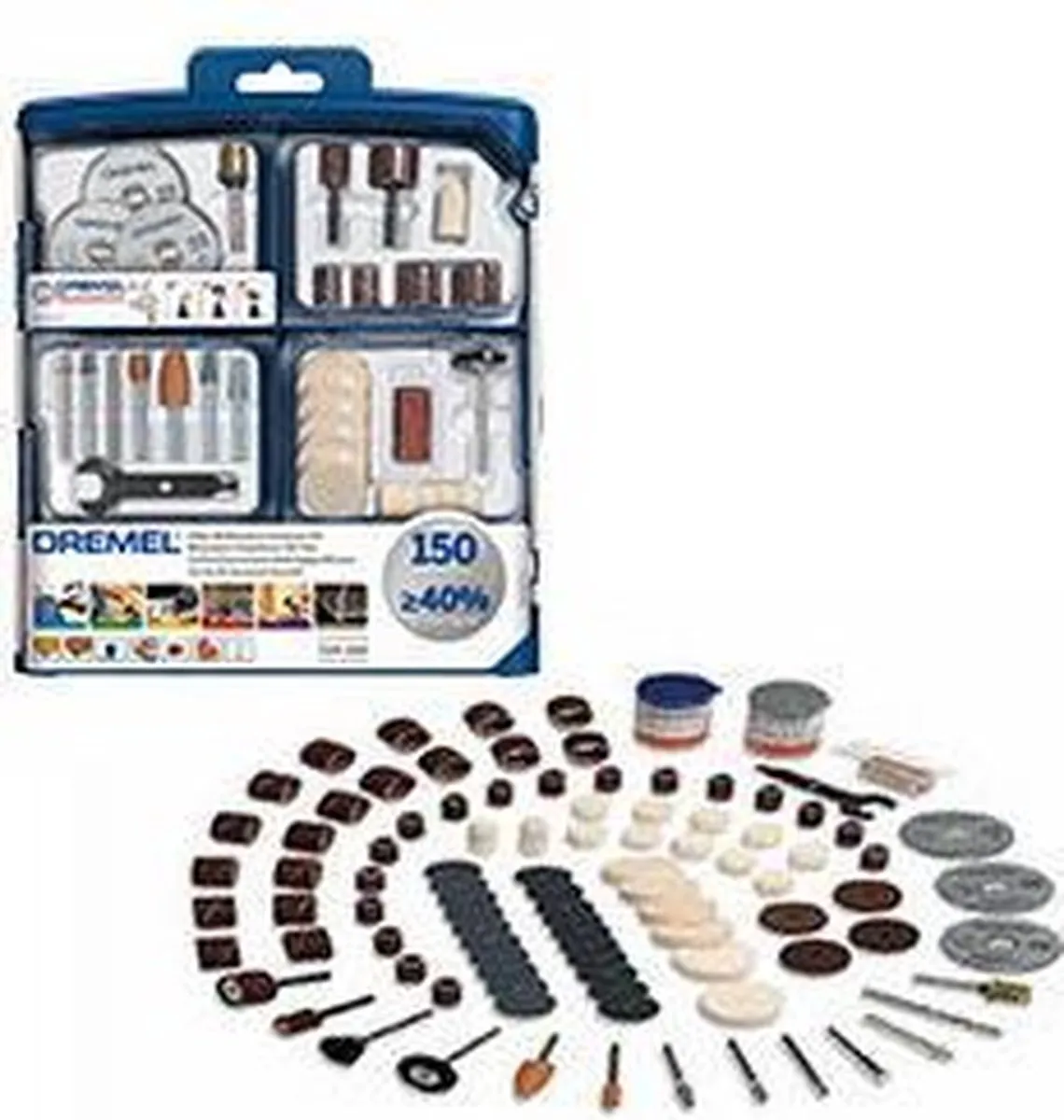 Dremel 724 EZ SpeedClic Accessoireset - 150-delig