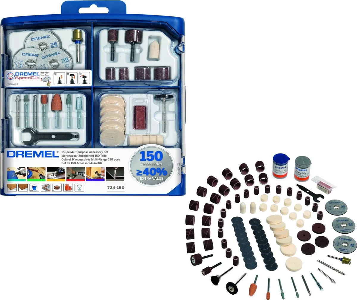 Dremel 724 EZ SpeedClic Accessoireset