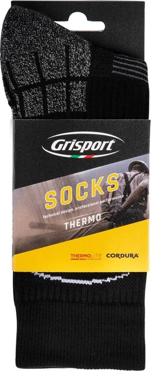 Grisport Werksok Thermo Zwart