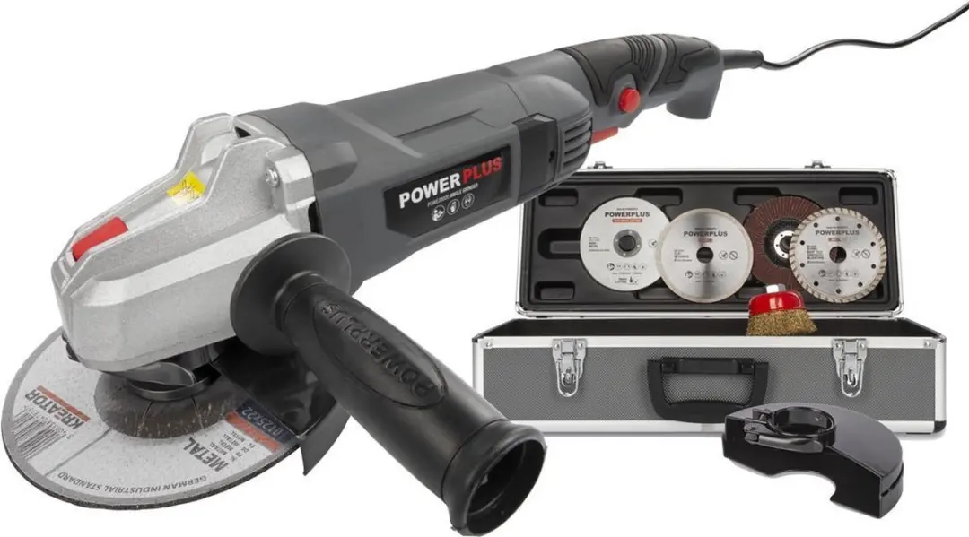 Powerplus POWESET2 Haakse Slijper 900W