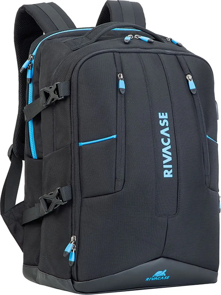 RivaCase 7860 Borneo Eco Laptoptas 17.3" - 30L - Zwart