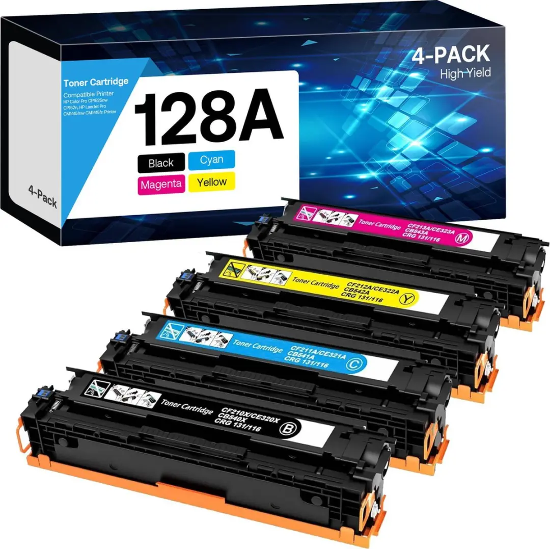 weCare H128A Tonercartridges 4-pack