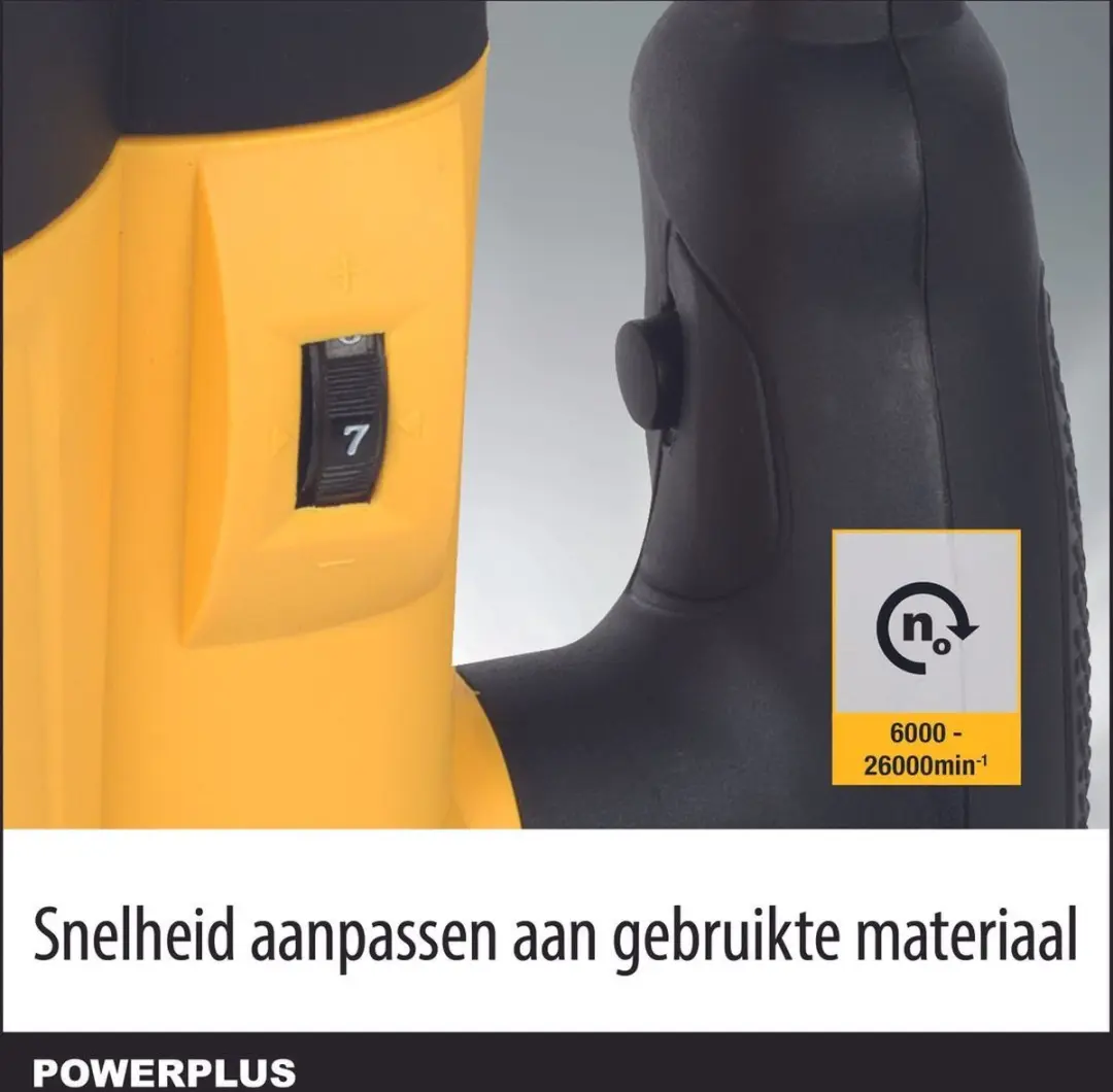Powerplus POWX093 Bovenfrees 1500W - Geel