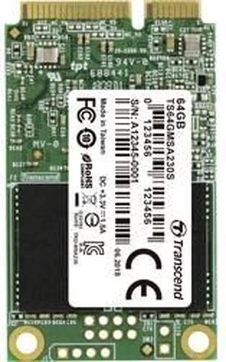 Transcend MSA230S mSATA SSD 64GB
