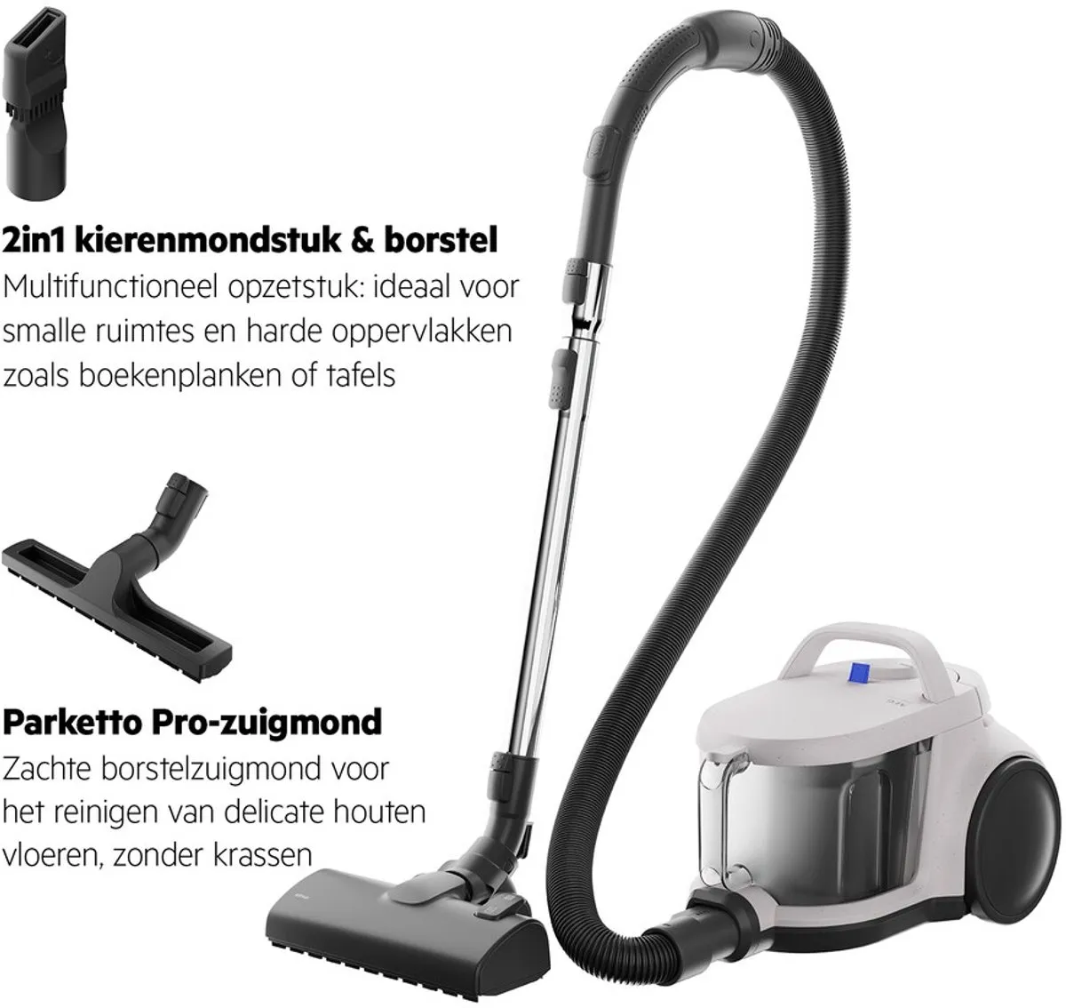 AEG AL51C2SW Clean 5000 Stofzuiger - 273W - 2L - Wit