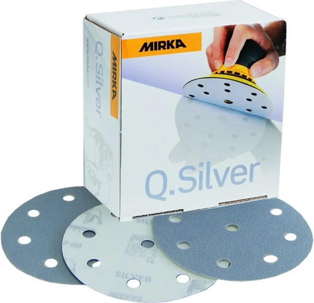 Mirka Q-Silver Festo Schuurschijven 125mm P100 - 100 Stuks
