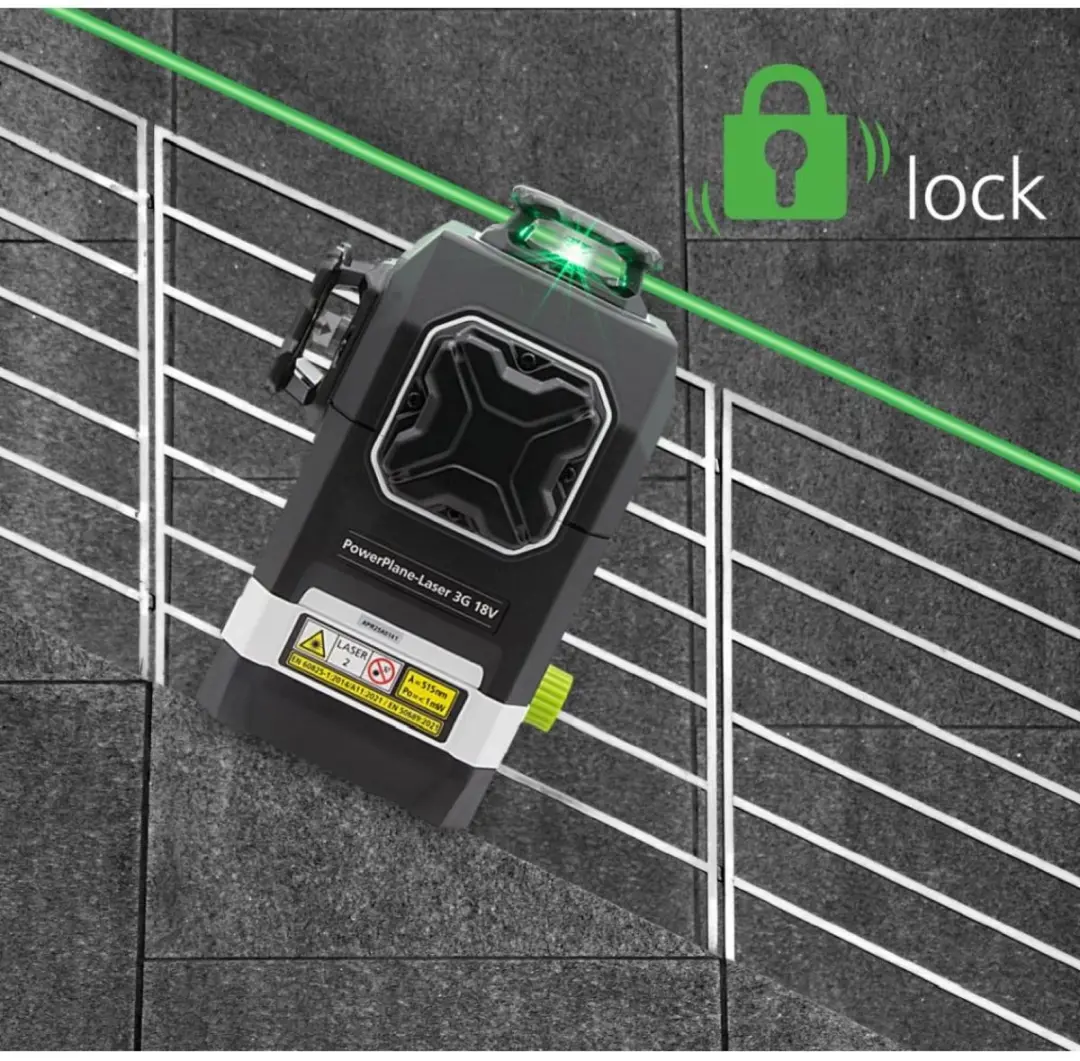 Laserliner PowerPlane 3G 18V Set - Groen