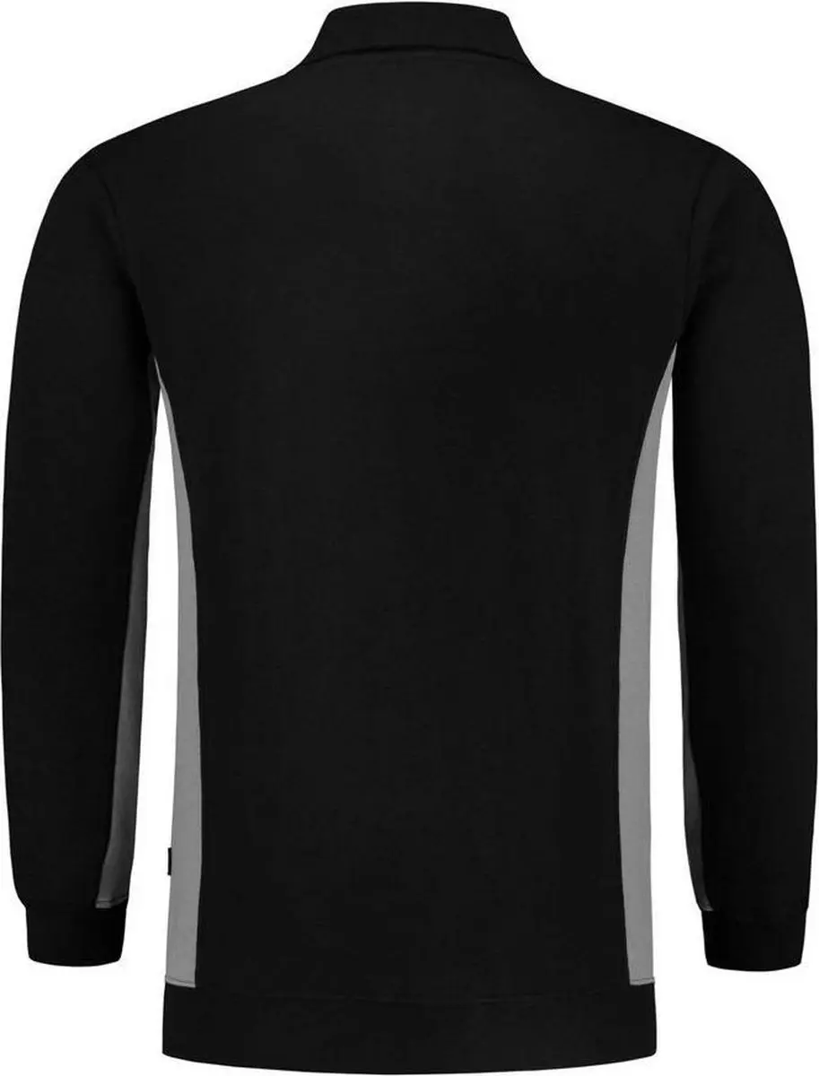 Tricorp Polosweater Bi-Color 302001 - Zwart/Grijs - XS