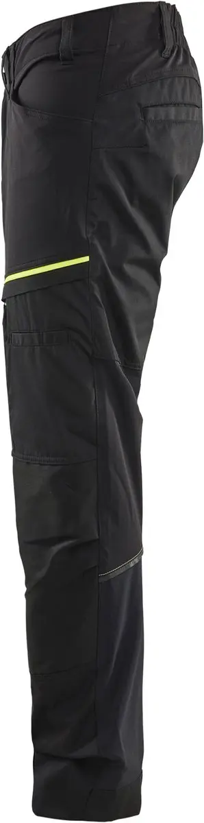 Blåkläder Service Werkbroek 1456-1845 D108 - Zwart/Geel