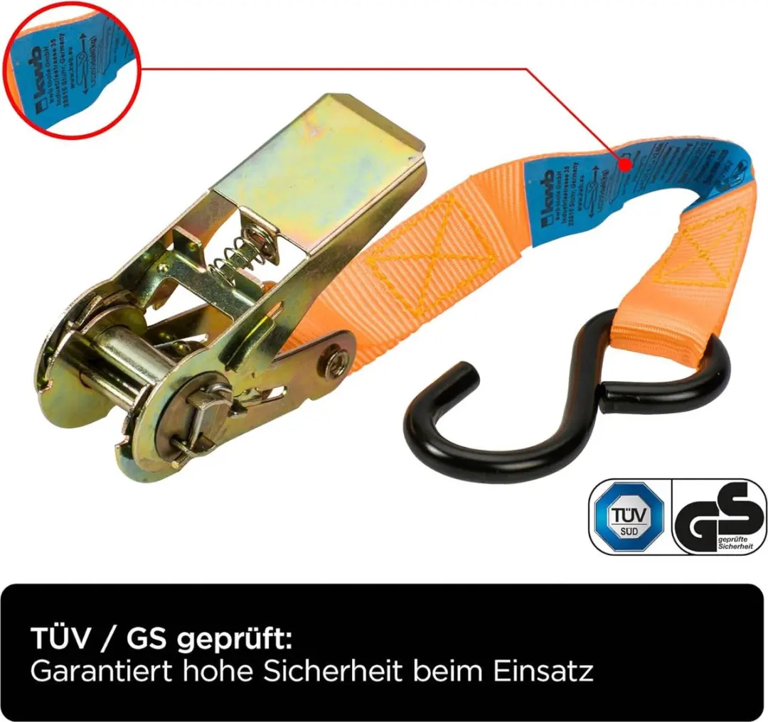 KWB 9-delige Spanbandenset - TÜV-getest - 9 Stuks - afbeelding 6 van 6