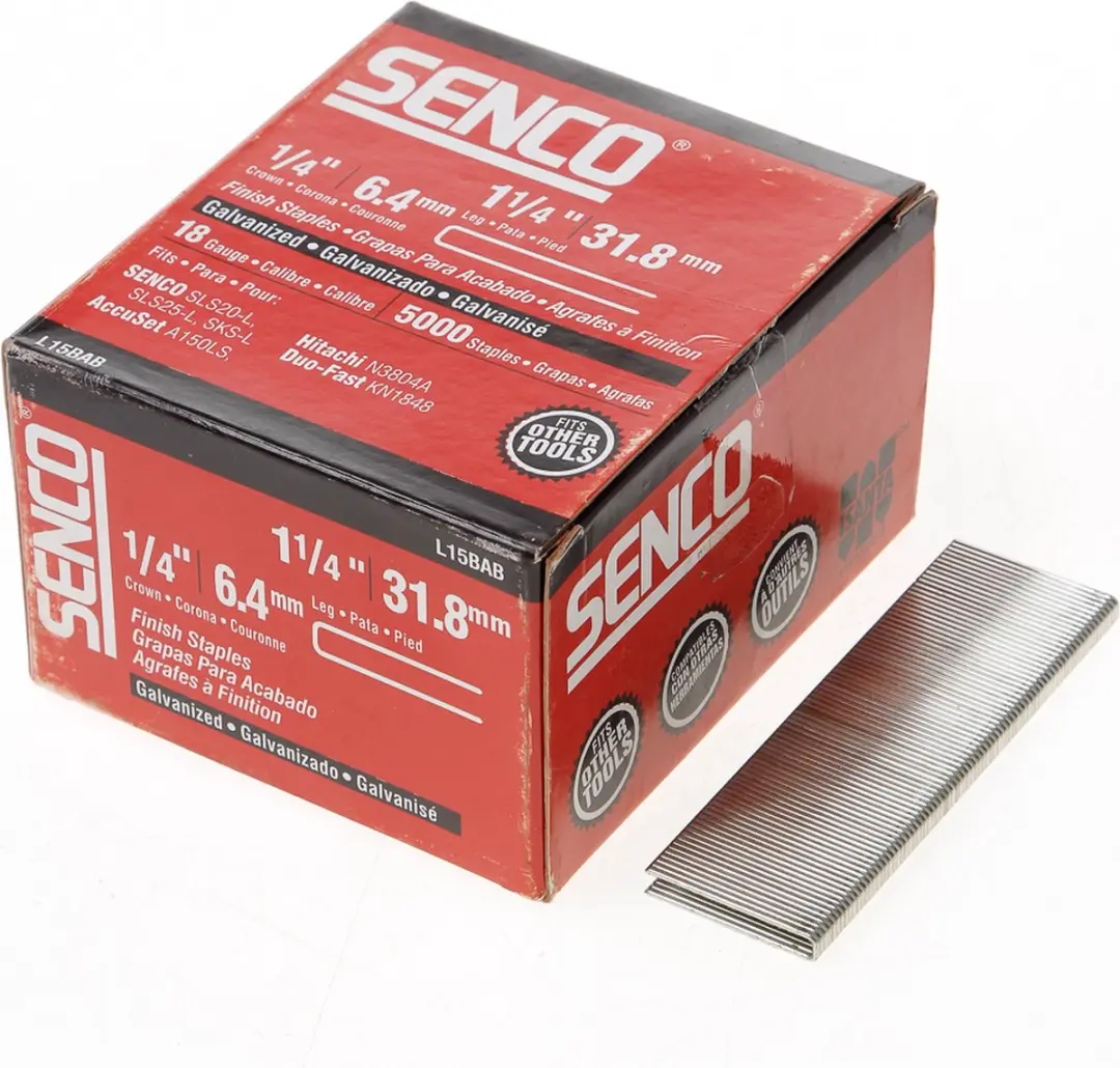 Senco L15BAB Nieten - 5000 Stuks - 18 Gauge - 31,8x6,4mm