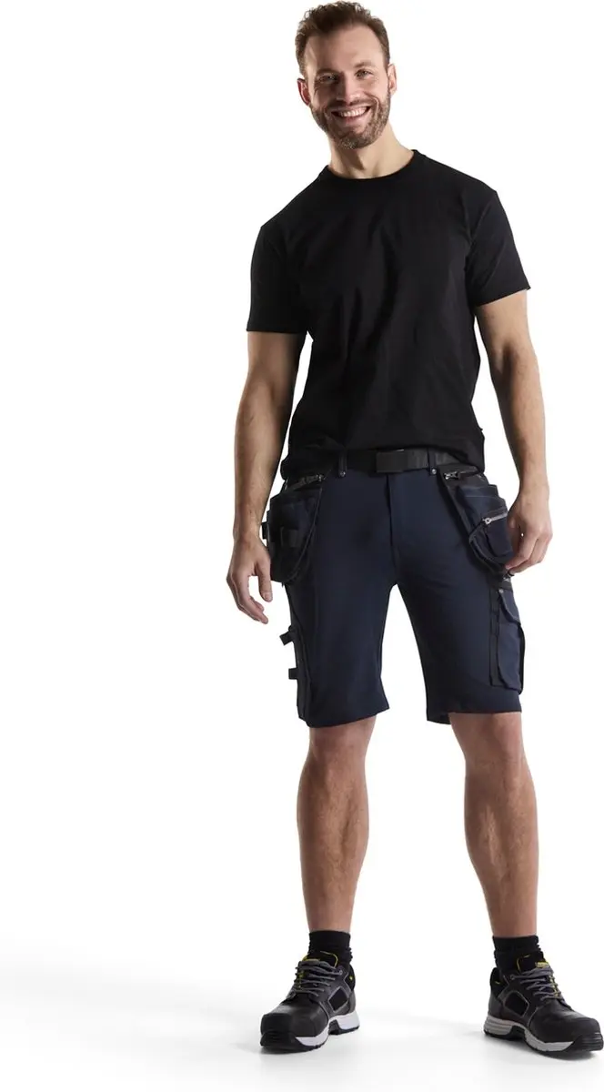 Blåkläder Short 4-weg Stretch X1900 C46 - Donker marineblauw/Zwart