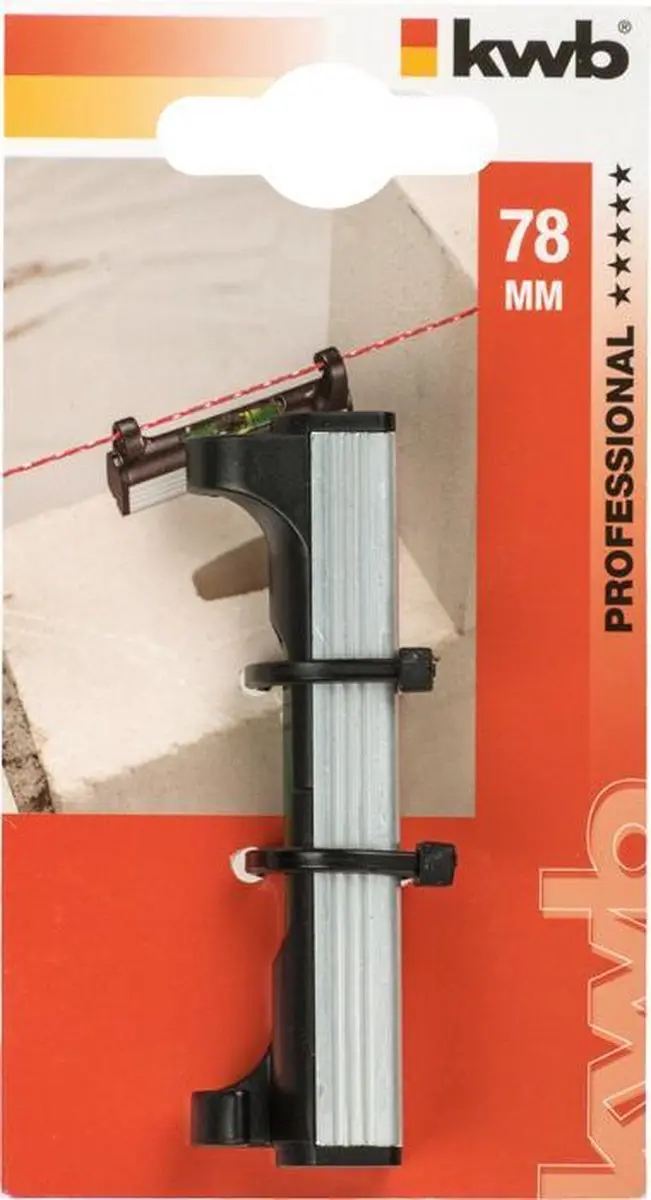 KWB Koordwaterpas 78mm - Aluminium voet
