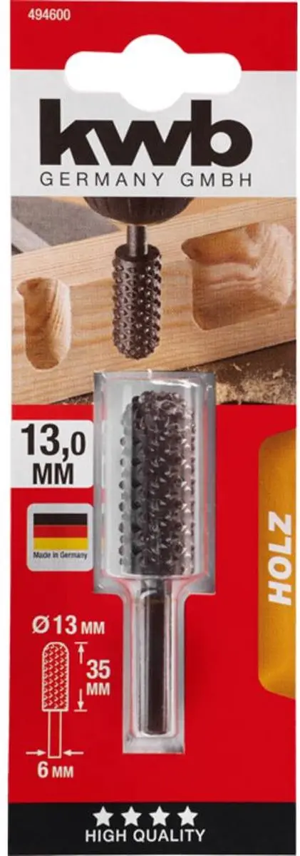 KWB 494600 Profielrasp Hout - 13x35mm