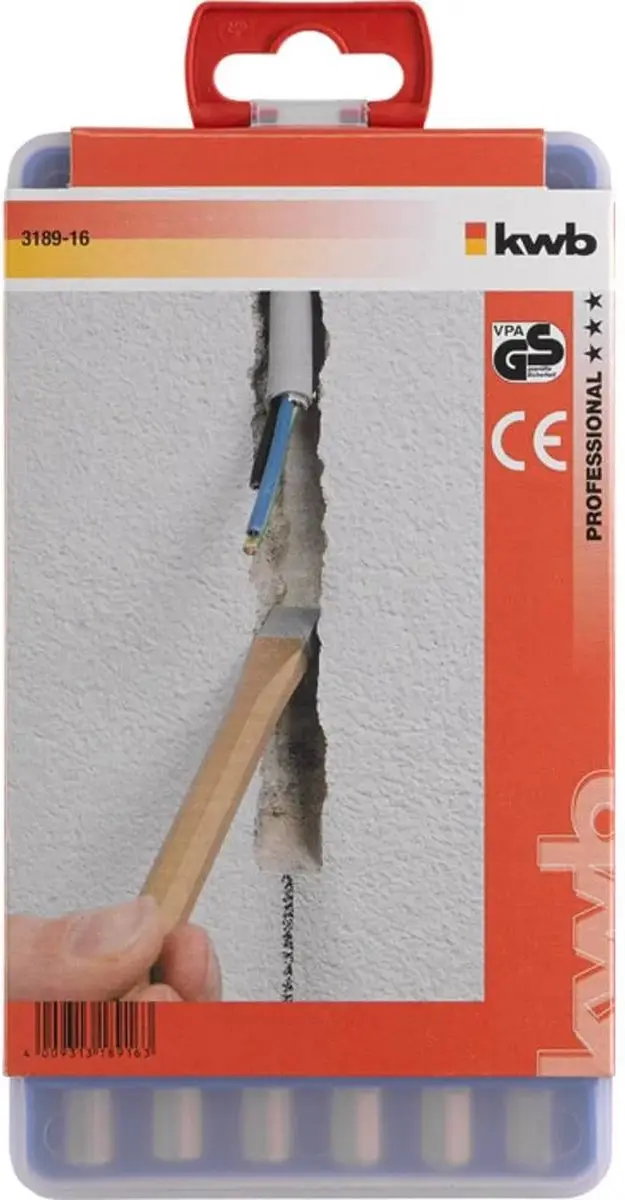 KWB 6-delige beitelset Staal 318916