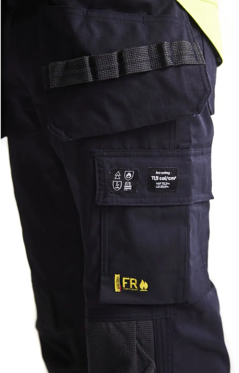Blåkläder Multinorm Werkbroek Inherent 1489-1512 - Marine/High Vis Geel