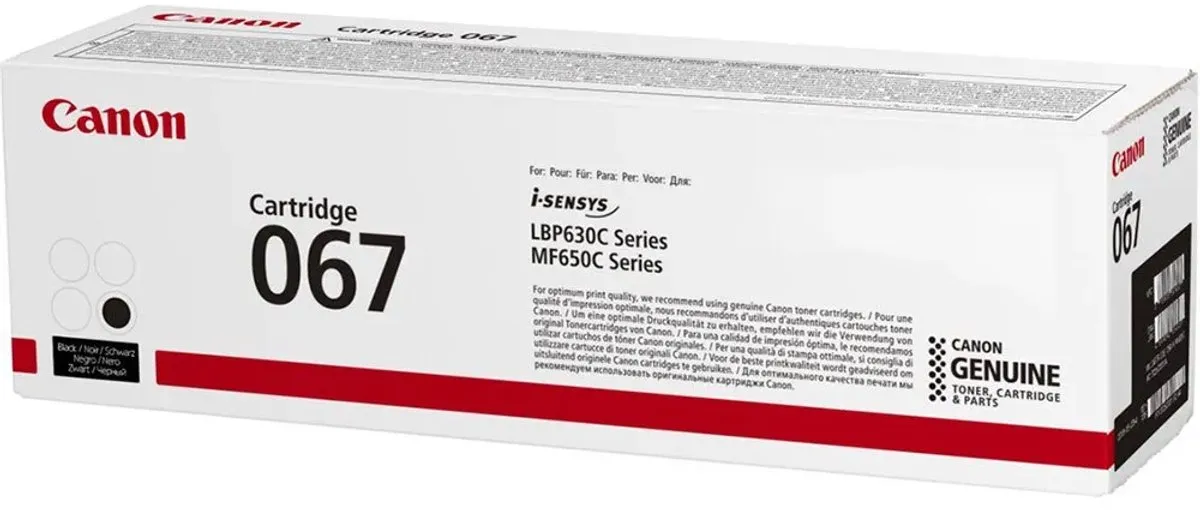 Canon 067 Toner Zwart - 1350 Pagina's