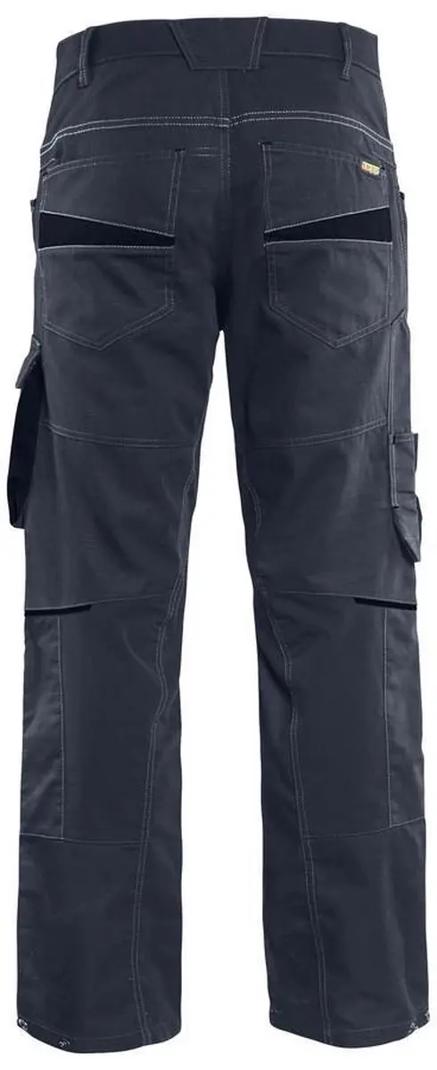 Blåkläder Service Werkbroek 1495-1330 D100 - Donker marineblauw/Zwart - afbeelding 6 van 6