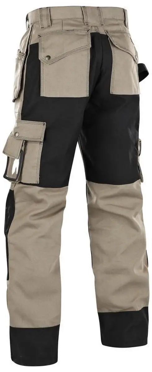 Blåkläder 1580-1380 Werkbroek - Maat 52 - Khaki/Zwart