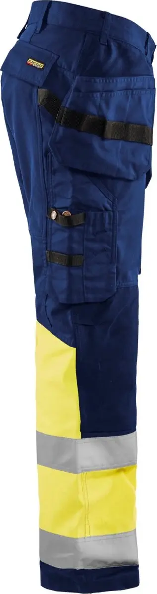 Blåkläder High Vis Werkbroek 1558-1811 - 92 - Marine/High Vis Geel
