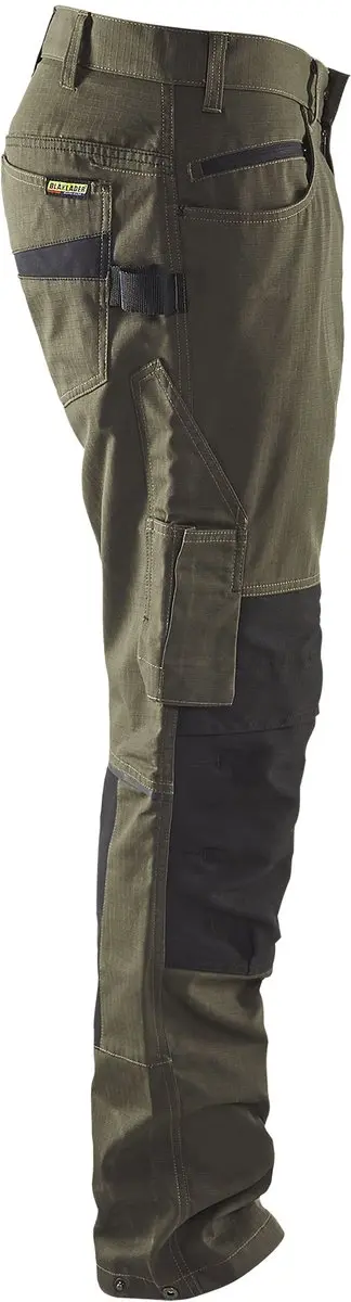 Blåkläder Service Werkbroek 1495-1330 - 48 - Groen/Zwart