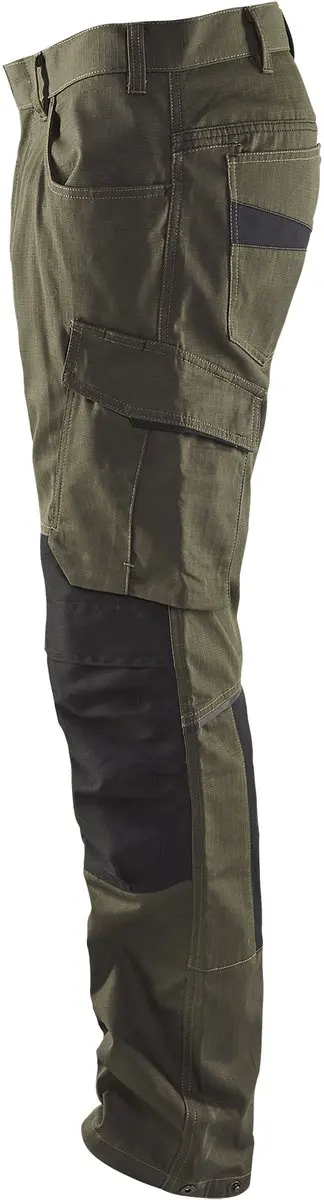 Blåkläder Service Werkbroek 1495-1330 - 48 - Groen/Zwart