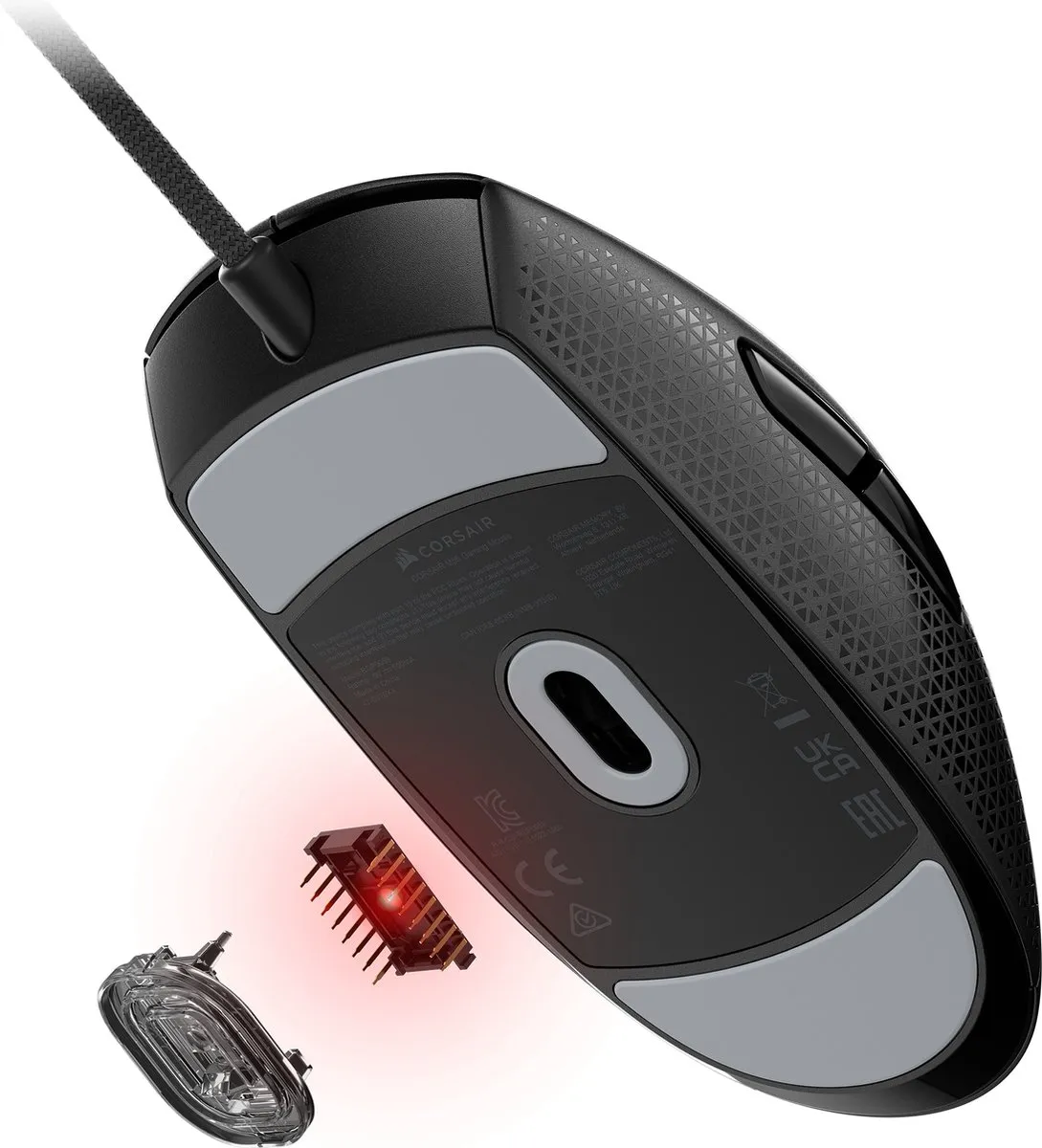 Corsair M55 iCUE Gamingmuis CH-930F000-WW - Zwart
