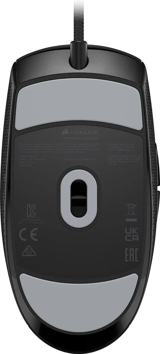 Corsair M55 iCUE Gamingmuis CH-930F000-WW - Zwart