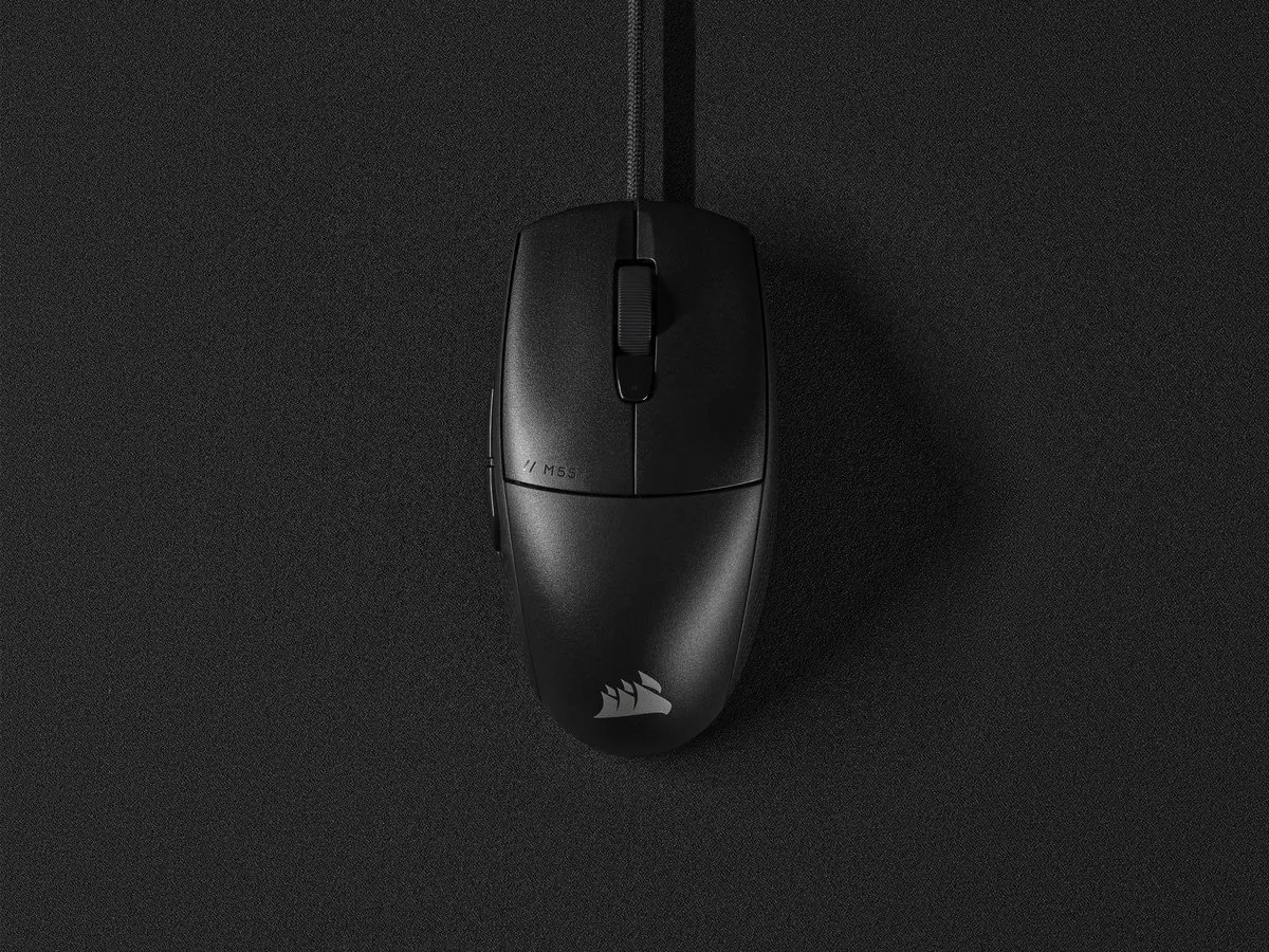 Corsair M55 iCUE Gamingmuis CH-930F000-WW - Zwart - afbeelding 6 van 6