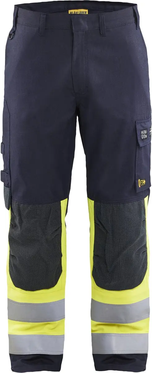 Blåkläder APC 2 Multinorm Werkbroek 64 - Marineblauw/Geel - afbeelding 6 van 6